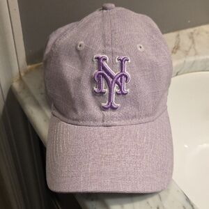 New Era Lavender 9TWENTY Cap NY METS